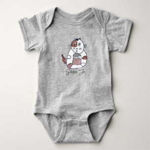Fat Cat  Baby Bodysuit