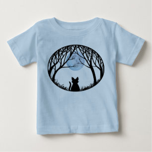 Fat Cat Baby's T-shirt Black Cat Toddler Shirt