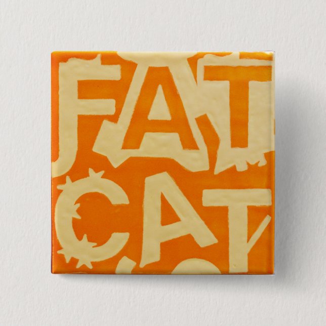 Fat Cat Button (Front)