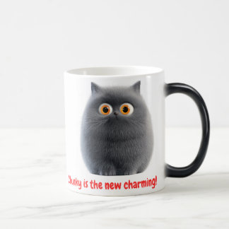 Fat Cat - Chunky Is The New Charming Magic Mug