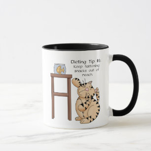Fat Cat Dieting Tip #1 - Ringer Mug
