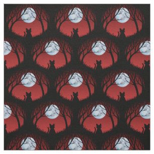 Fat Cat Fabric Cat Lover Fabric Cat Pattern Fabric