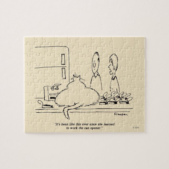 Fat Cat Jigsaw Puzzle (Horizontal)