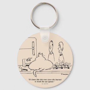 Fat Cat Key Ring