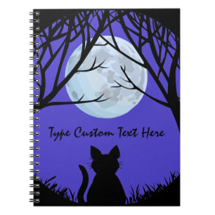 Fat Cat Notebook Personalised Cute Cat Notebook