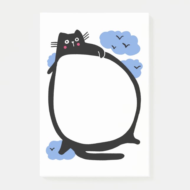 Fat Cat Notepad (Front)