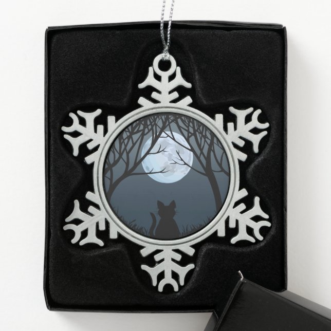 Fat Cat Ornament Custom Cat Christmas Decoration (Box)