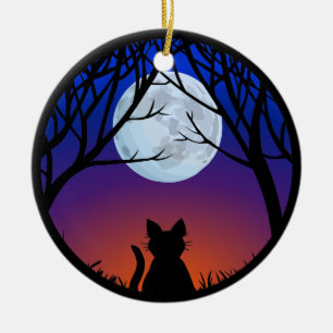 Fat Cat Ornament Personalised Cat Decoration Gift