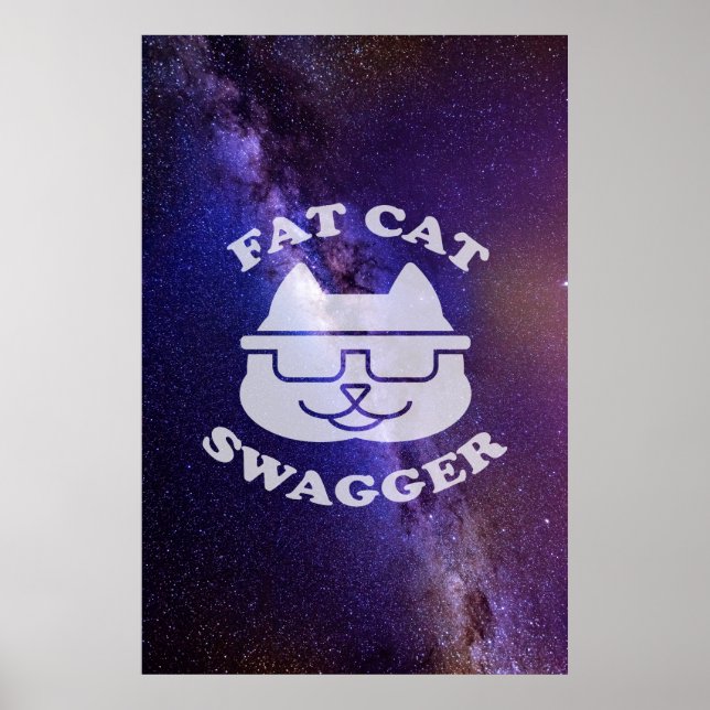 Fat Cat Swagger - Galaxy Edition Poster (Front)