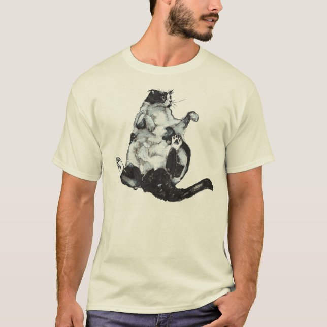 fat cat T-Shirt (Front)