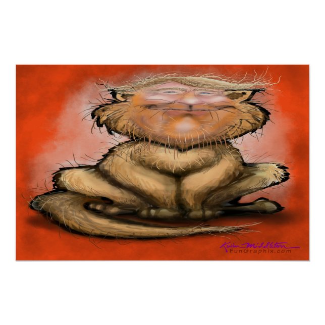 Fat Cat Trump Poster (Front)