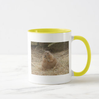 Fat chubby prairie dog mug