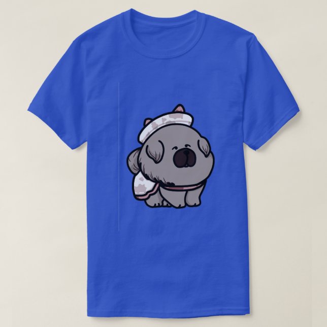 Fat Cute Dog Design Tee (Design Front)