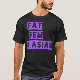 Fat Fem and Asian Funny Drag Queen Premium T-Shirt