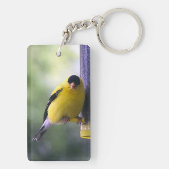 Fat Finch Key Ring (Back)