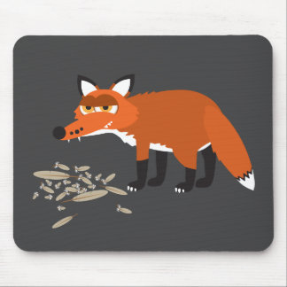 Fat fox mouse pad