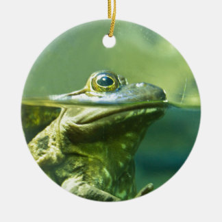 Fat Frog Ceramic Ornament
