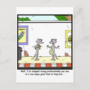 Fat Greyhound Postcard