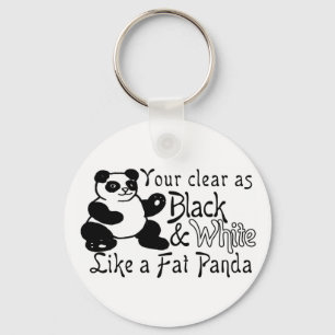 Fat Panda Key Ring