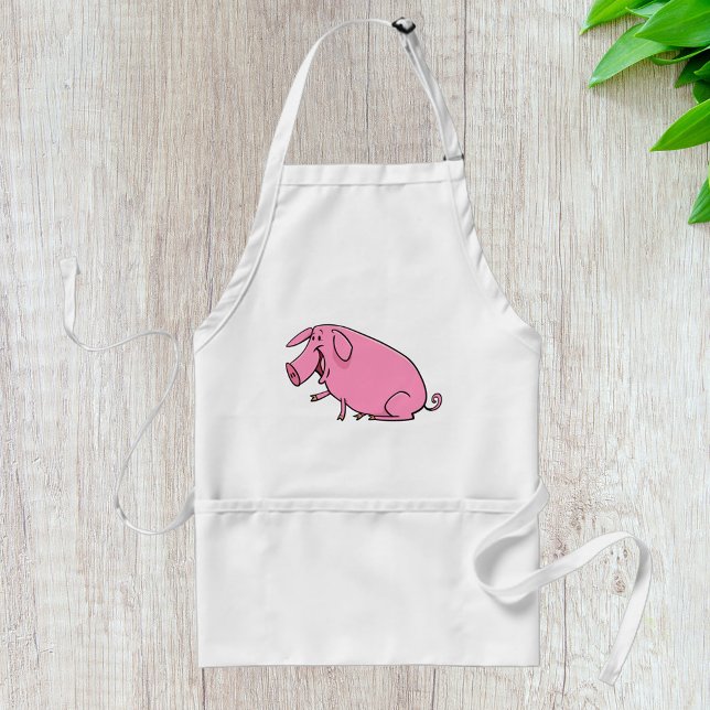 Fat Pink Pig Standard Apron (Creator Uploaded)