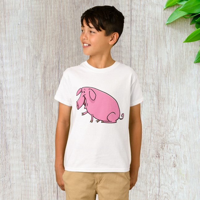 Fat Pink Pig T-Shirt (Creator Uploaded)