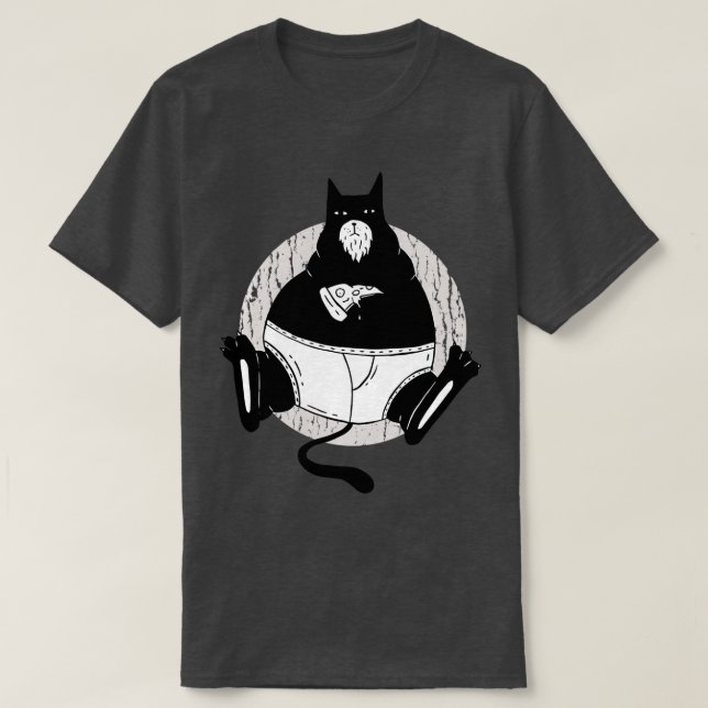 Fat pizza cat Classic TShirt (Design Front)