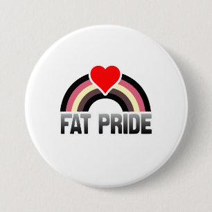 Fat Pride 7.5 Cm Round Badge