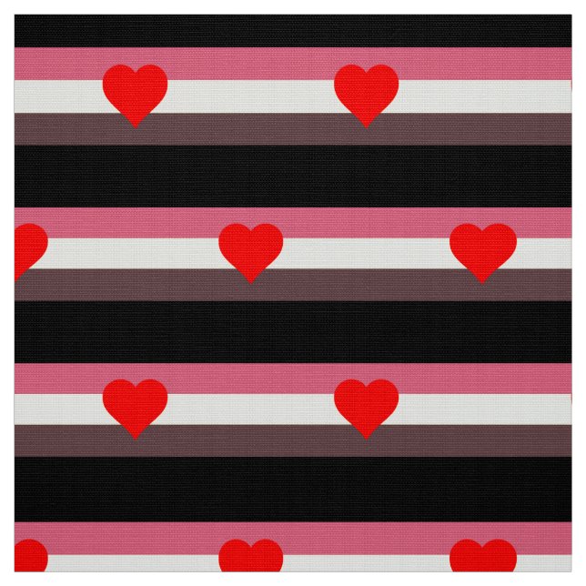 Fat Pride Flag Fabric (Swatch)