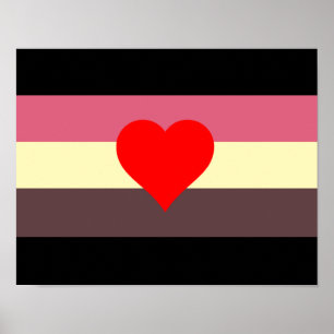 Fat Pride Flag Poster