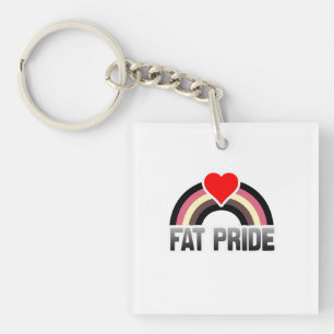 Fat Pride Key Ring