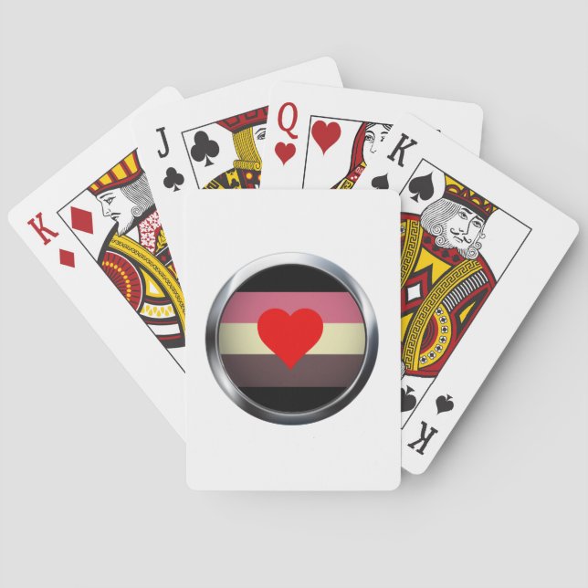 FAT PRIDE MEDALLION PLAYING CARDS (Back)