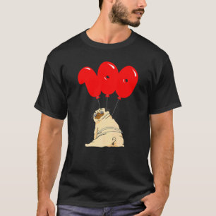 Fat Pug 100th Birthday Anniversary Party T-Shirt