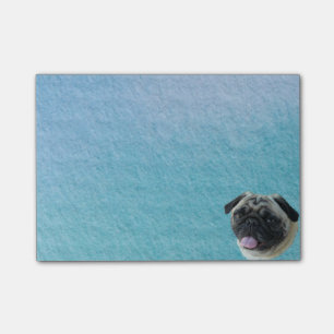Fat Pug Portrait Post-it Notes