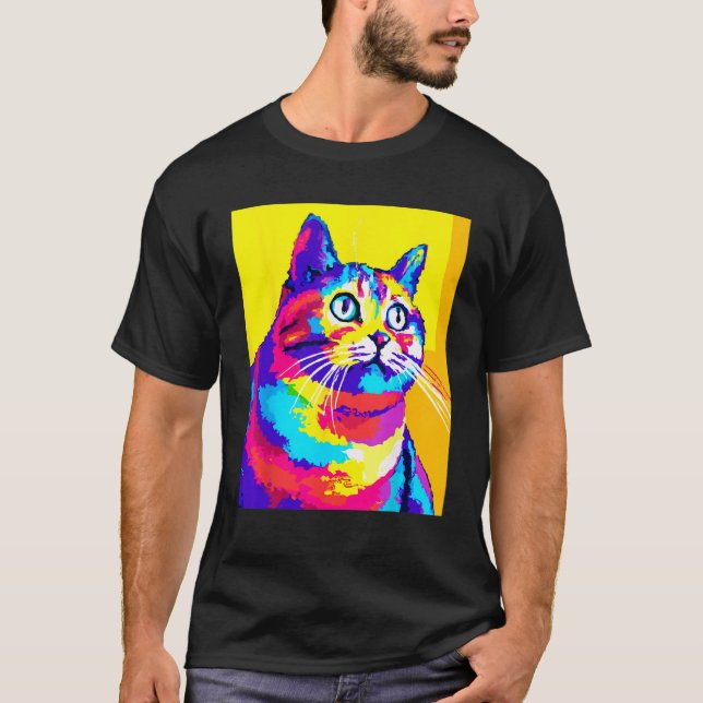 Fat Rainbow Cat T-Shirt (Front)