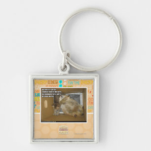Fat roommate key ring