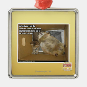 Fat roommate metal tree decoration