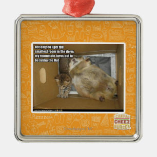 Fat roommate metal tree decoration