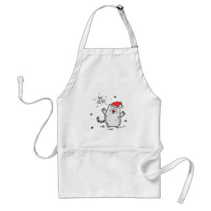 Fat Santa Cat Standard Apron