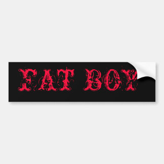 FAT SERVANT BOY BUMPER STICKER