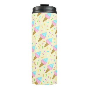 Fat-shaped with continuous pickling of ice cream thermal tumbler