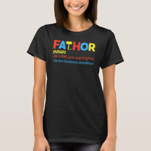 Fat Thor Definition Like A Dad Just Mightier T-Shirt