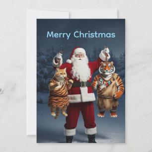 Fat Tiger the Ginger Cat’s Holiday Trouble – Cat  Invitation