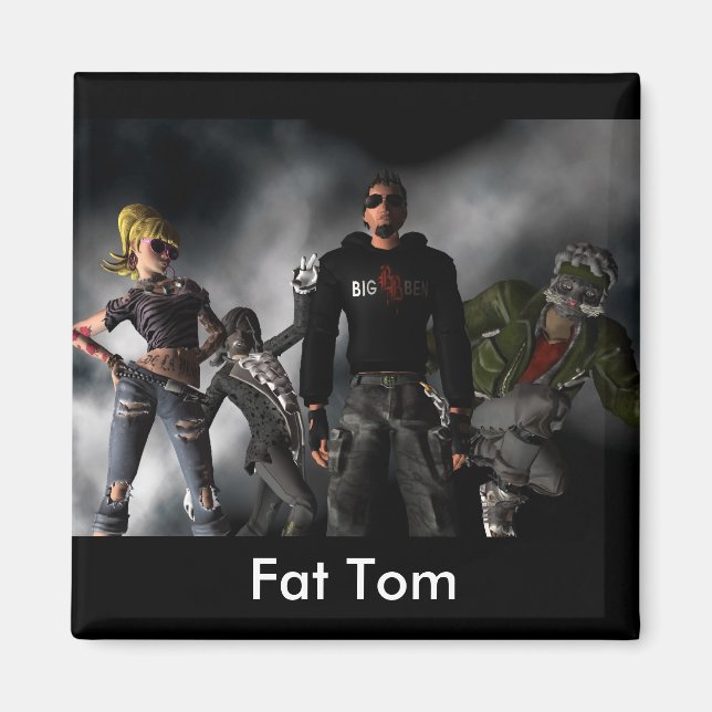 Fat Tom magnet (Front)