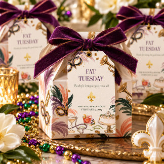 Fat Tuesday Let the Good Times Roll Mardi Gras Gift Tags