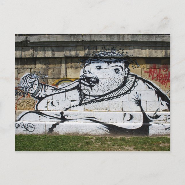 Fat White Man Postcard (Front)