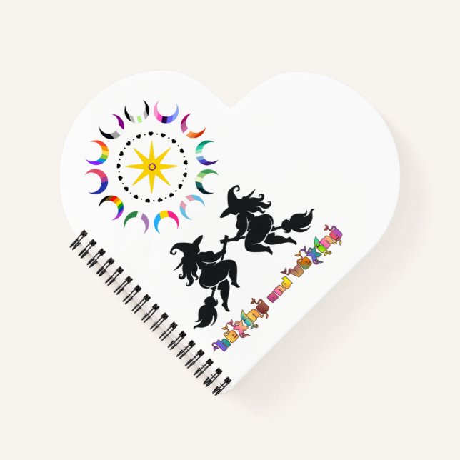 Fat Witches and Queer Moons Notebook (Front)