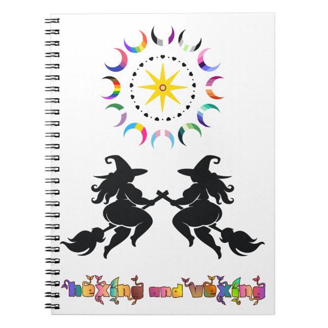 Fat Witches and Queer Moons Notebook (Front)