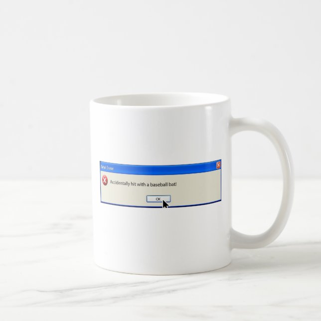 FAtal  Error Funny  Computer Message Coffee Mug (Right)