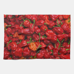 Fatalii's Chile Peppers 2 Tea Towel