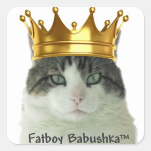 Fatboy Babushka "KING" Square Sticker